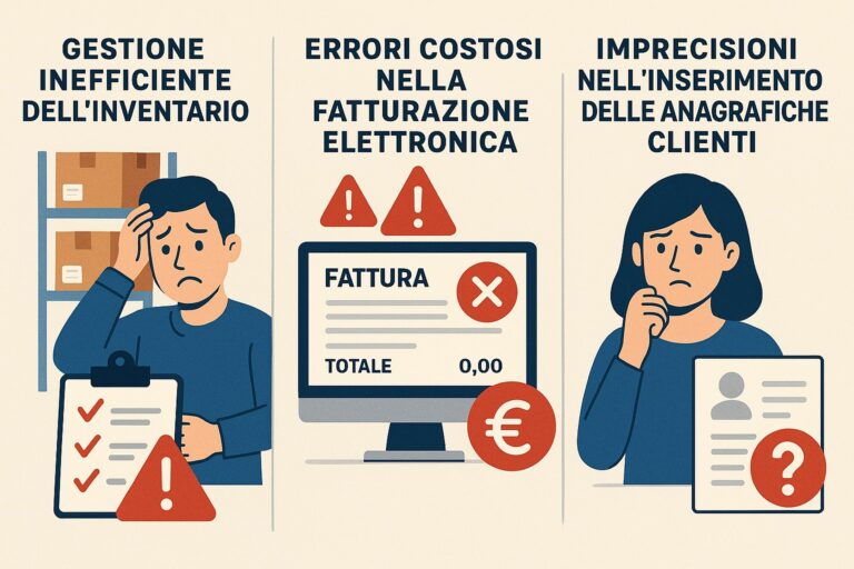 Soluzione ad errori comuni nella gestione di un e-commerce