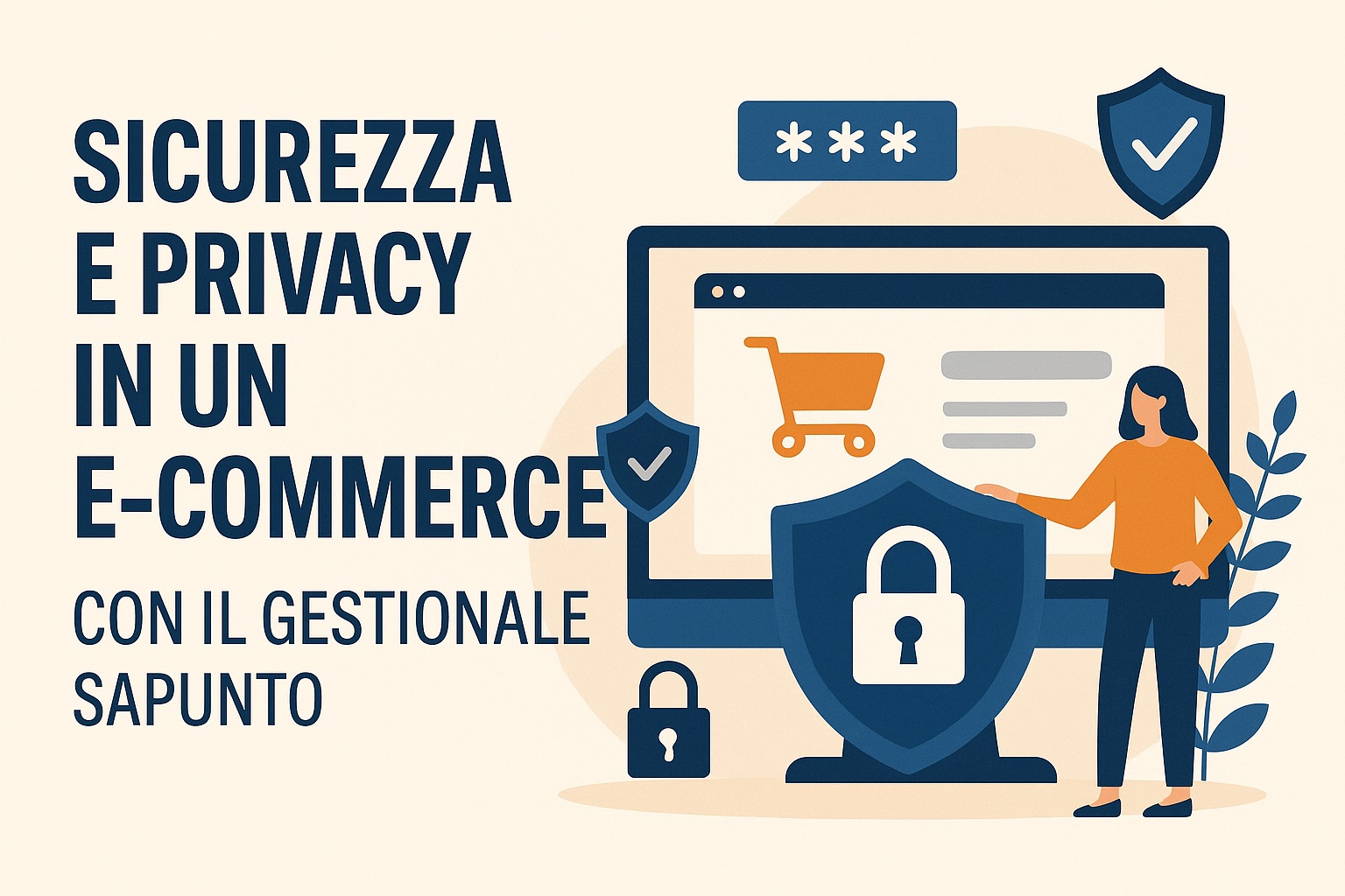 Sicurezza e privacy in un e-commerce con il gestionale Sapunto